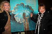 Birgit Berben und Malerin Heidi Winkler (Foto: MartiN Schmitz)